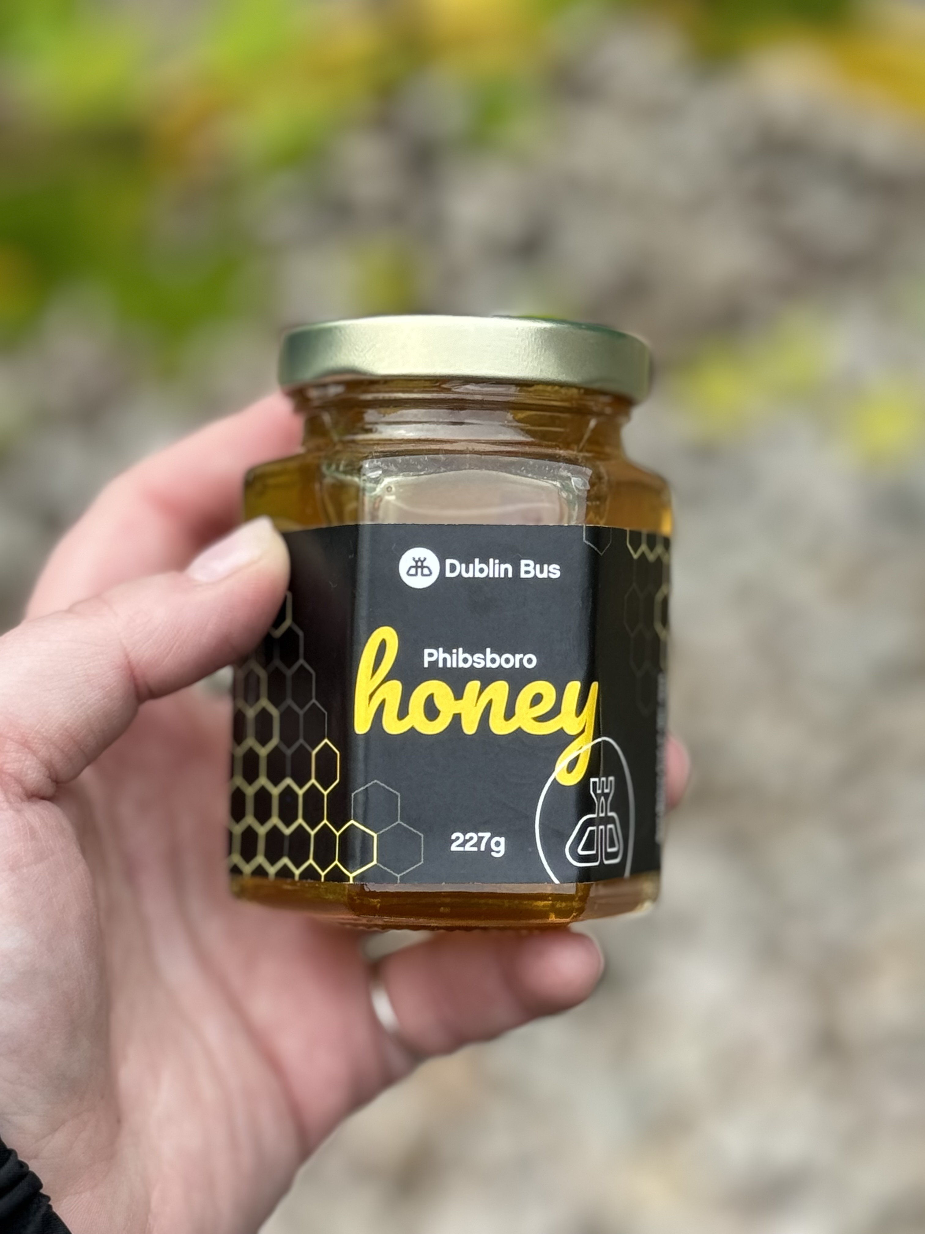 Image of a jar of Dublin Bus Honey 