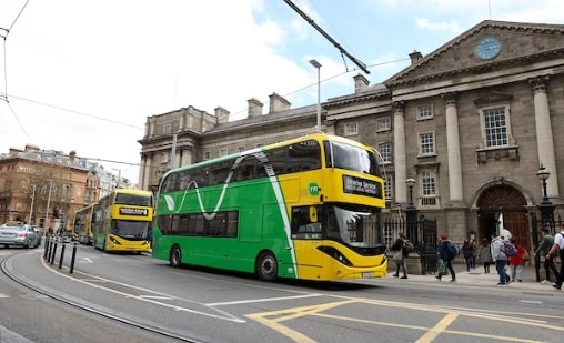 Bus driving in City Centre