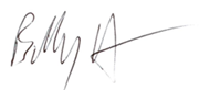 Image of Billy Hann signature