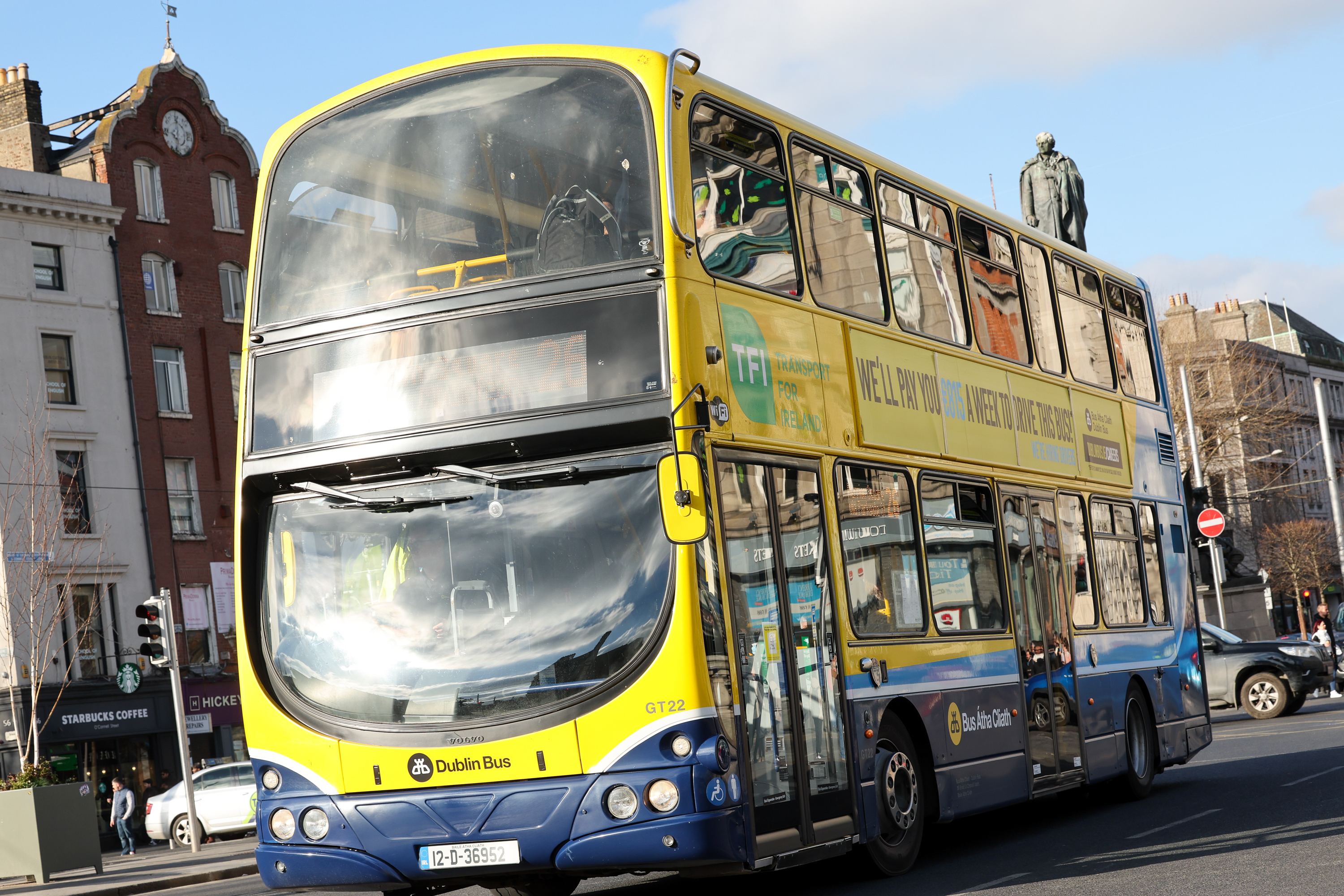 Bus driving in City Centre