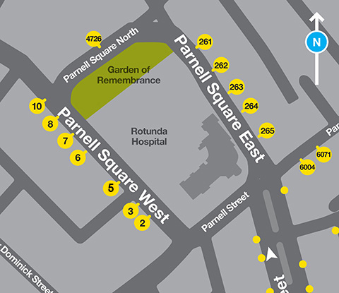 Map of Parnell Square