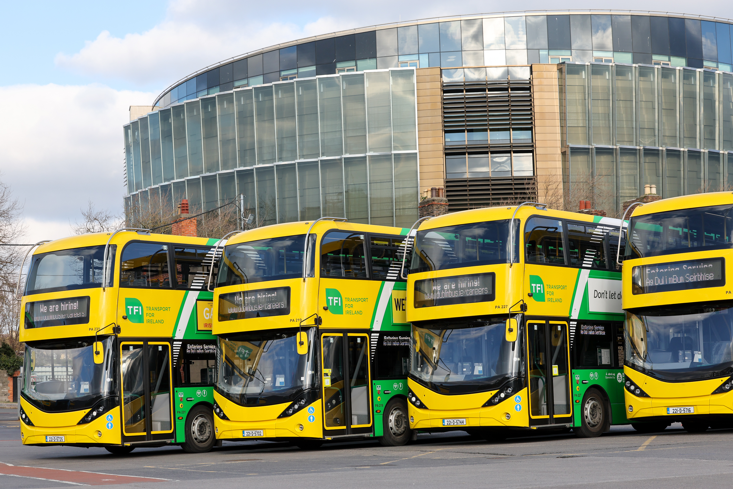 Buses in Depot